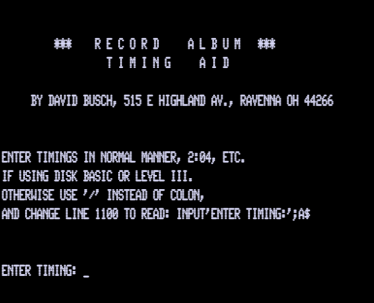 Screen shot